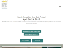 Tablet Screenshot of baybookfest.org